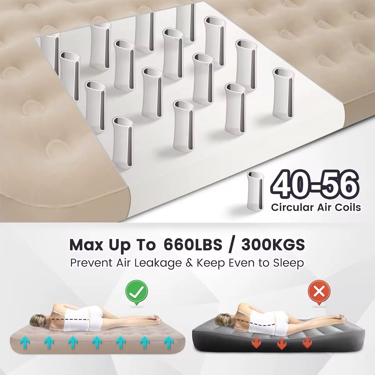 Matelas gonflable orthopédiques
