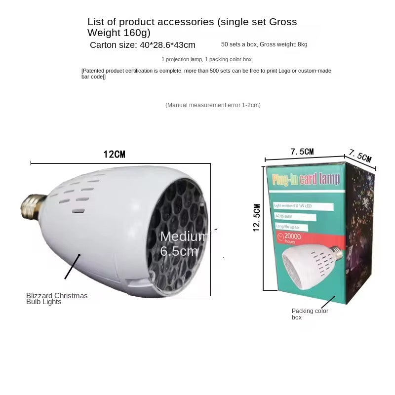 Ampoule LED de Noël