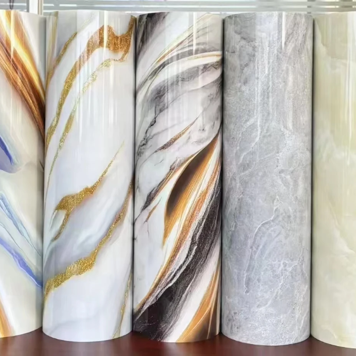 Papier peint marbre PVC