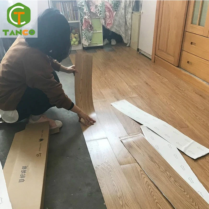 Papier marbre PVC pour le sol