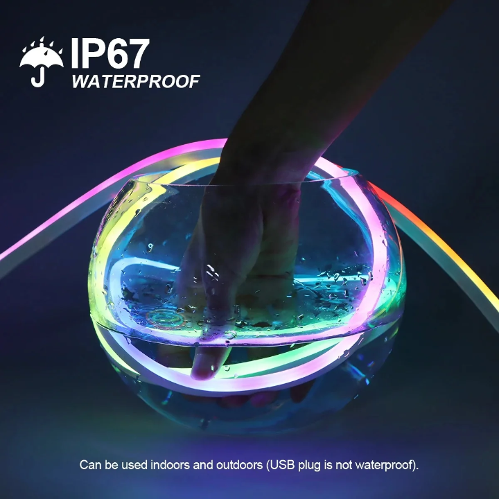 Bande lumineuse connectée